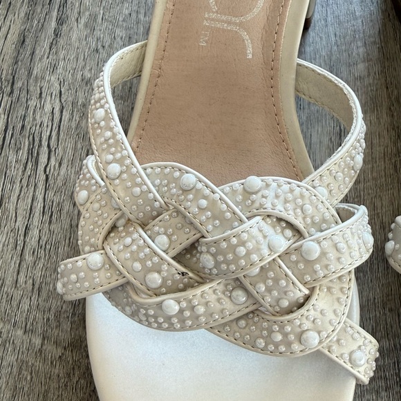 Sugar Women's Cream Heeled Sandals - Picture 3 of 8